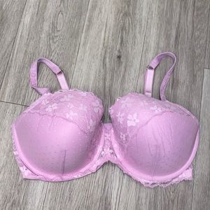 Victoria’s Secret Dream Angels Lined Demi Bra (Lilac/Pink)